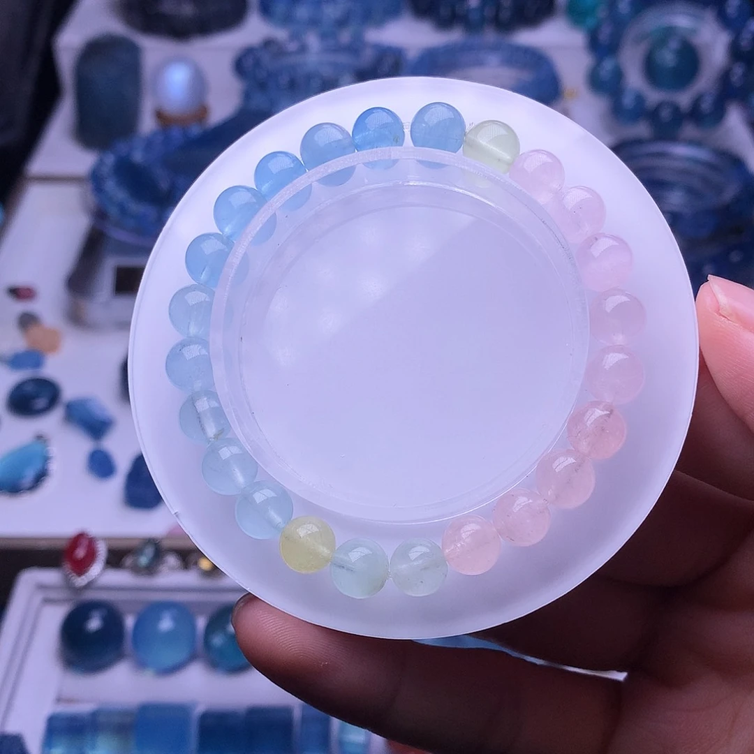 未镶嵌手链水晶多样性