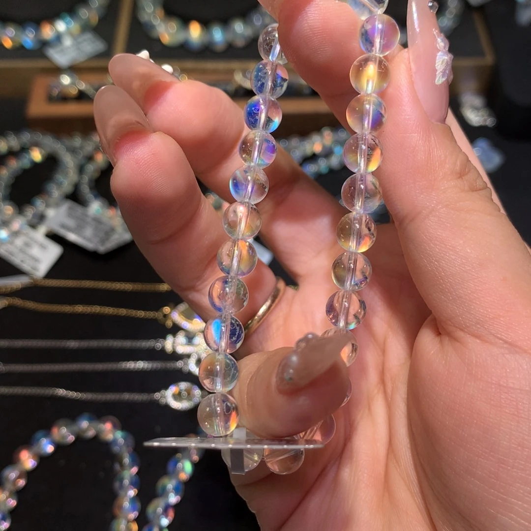 F***潼手链未镶嵌月光石6.8m