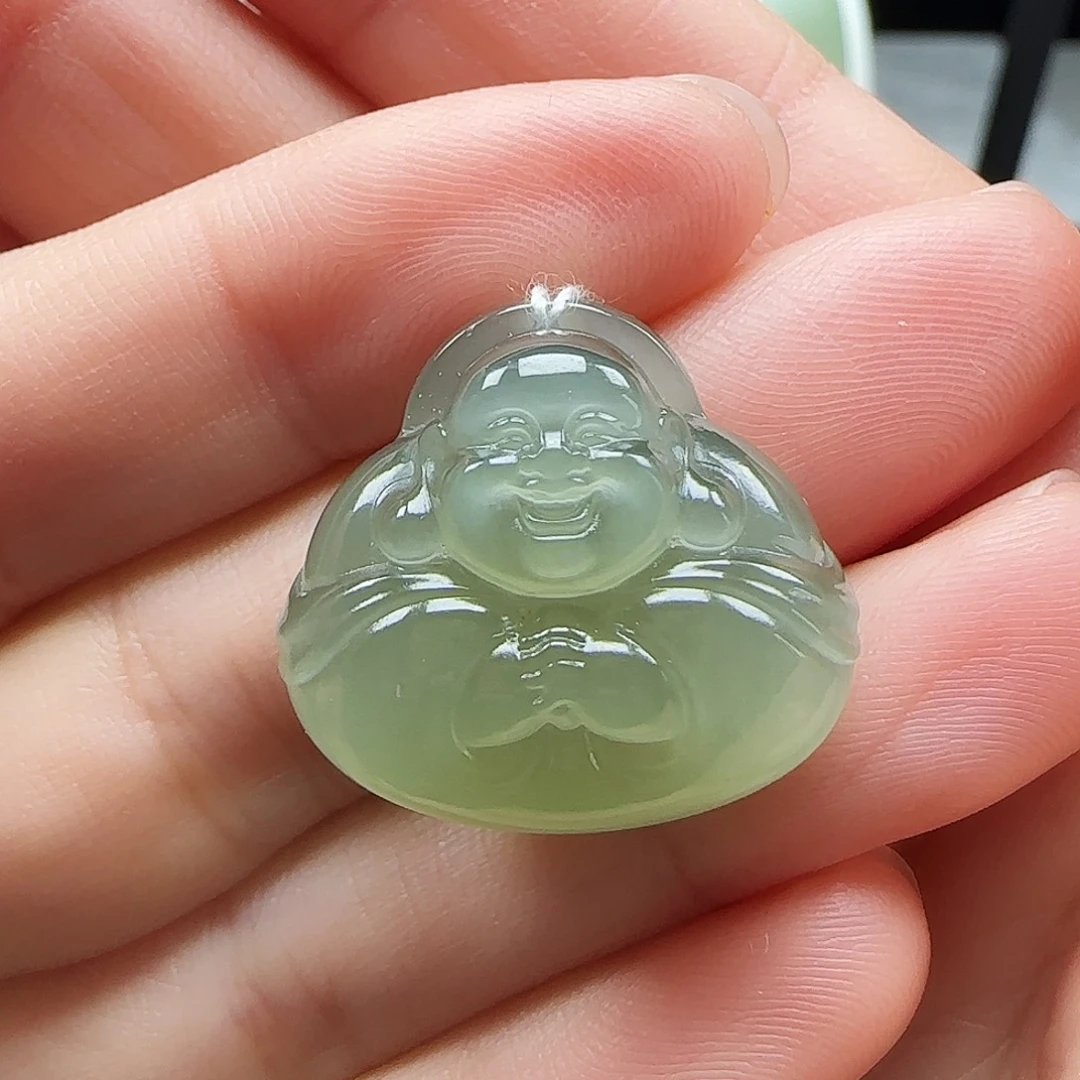 和田玉颈饰未镶嵌毛****干