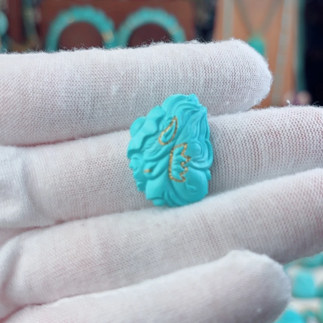 绿松石未镶嵌配饰