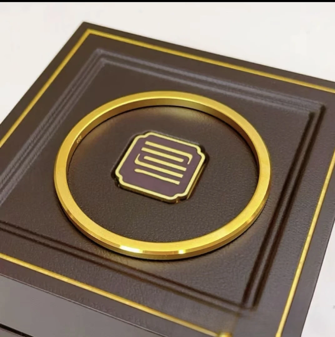 【小方镯】新中式古法经典金色手镯时尚气质女神镯子