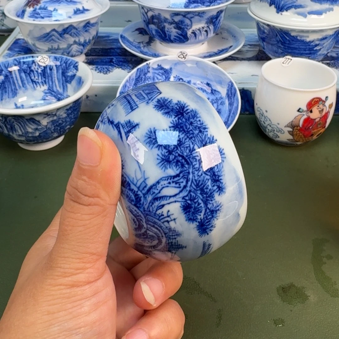 景德镇纯手绘茶具圆圆274