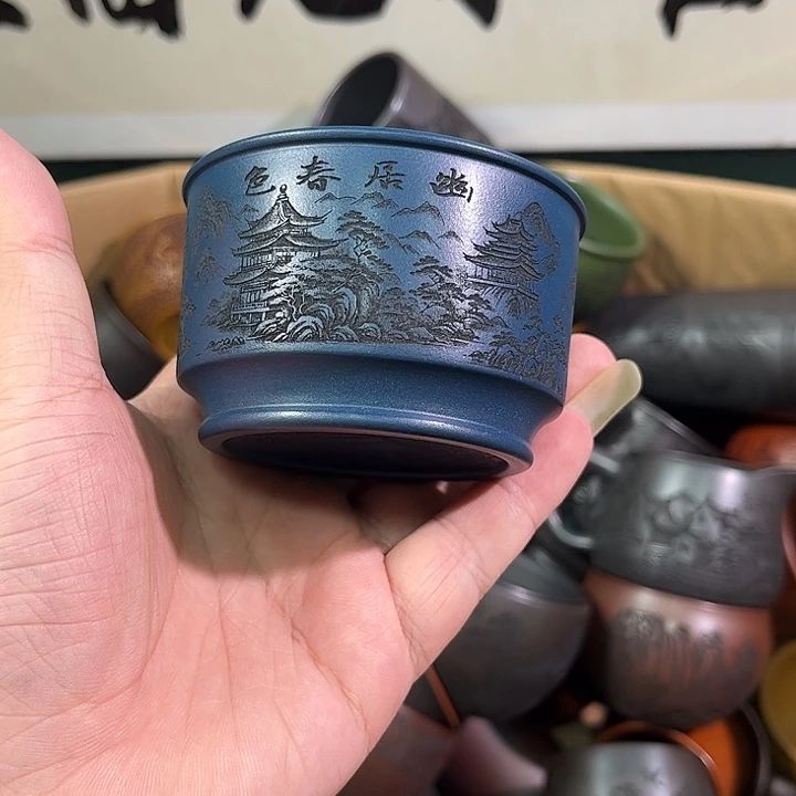 茶杯紫砂全手工紫砂主人杯