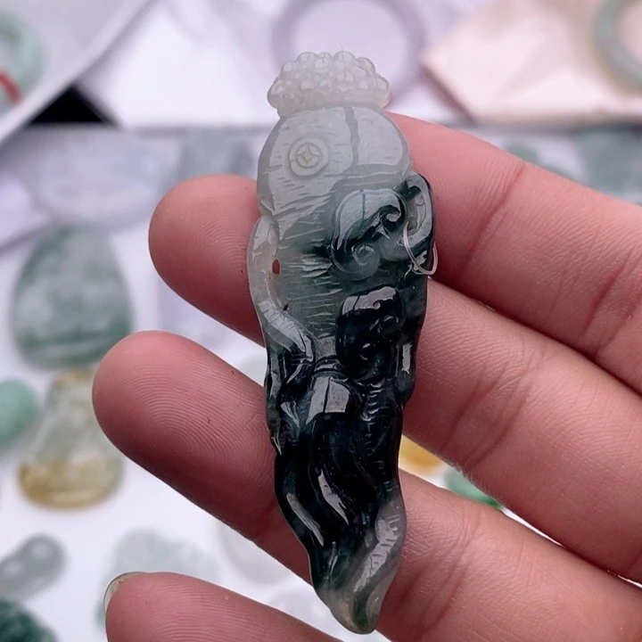 翡翠吊坠(不含链)未镶嵌