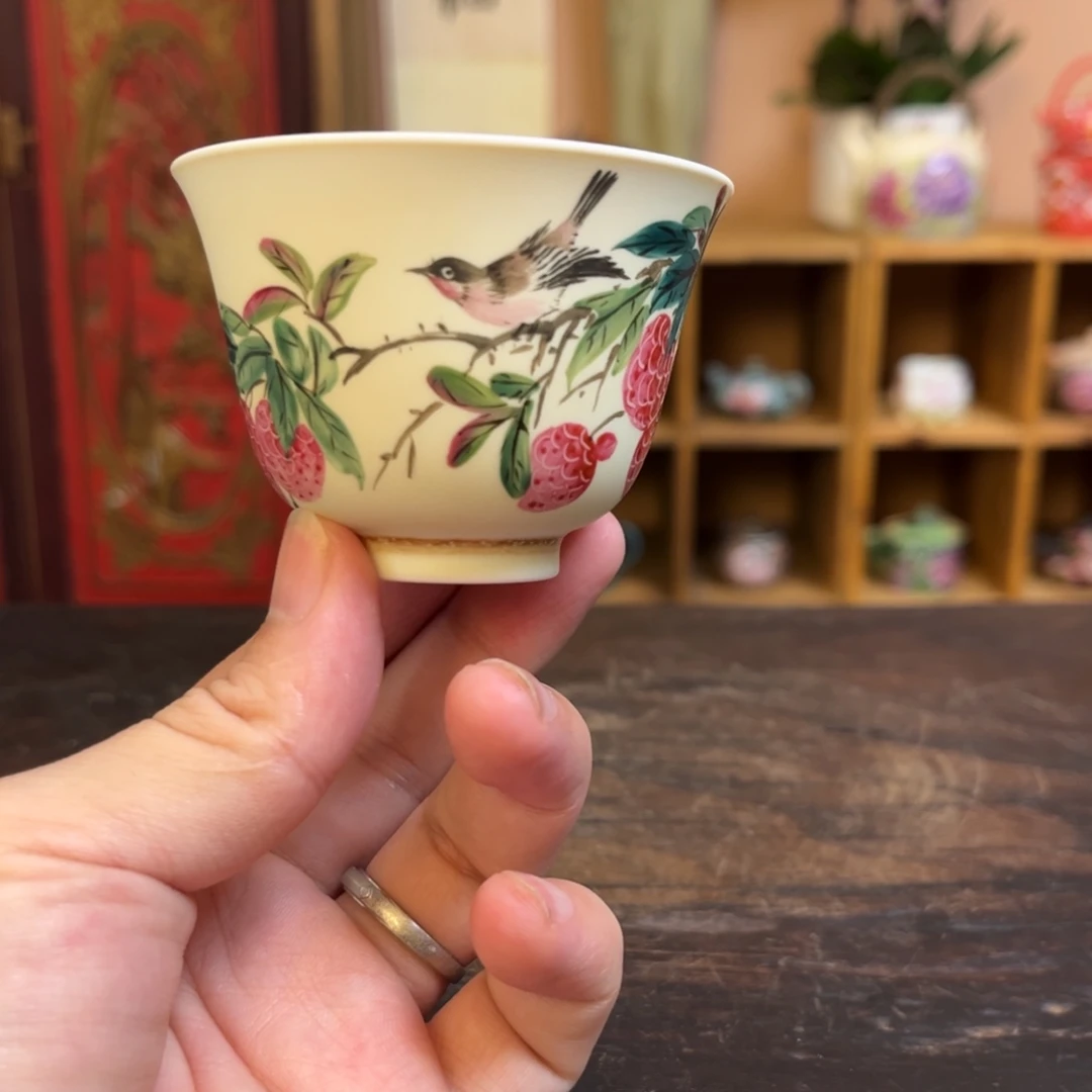 柴烧手工手绘陶瓷