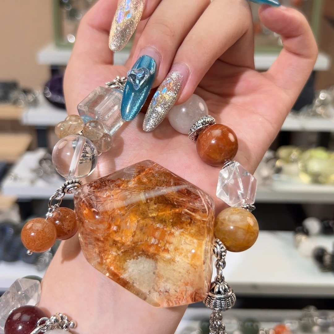 水晶手链合金萌*手串