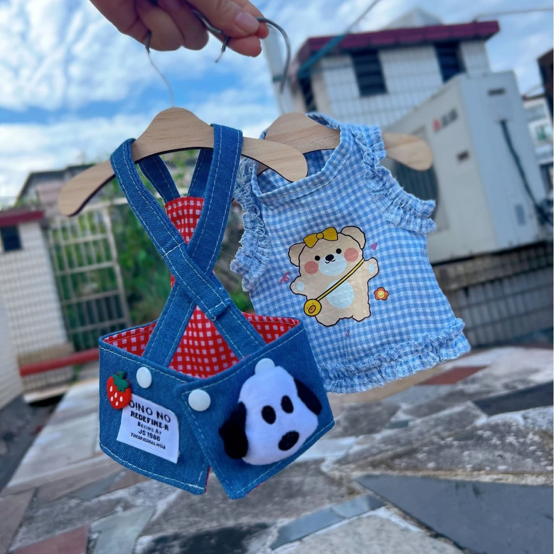 宠物牛仔背带裙马尔济斯约克夏比熊泰迪小型犬春夏薄款狗狗猫衣服