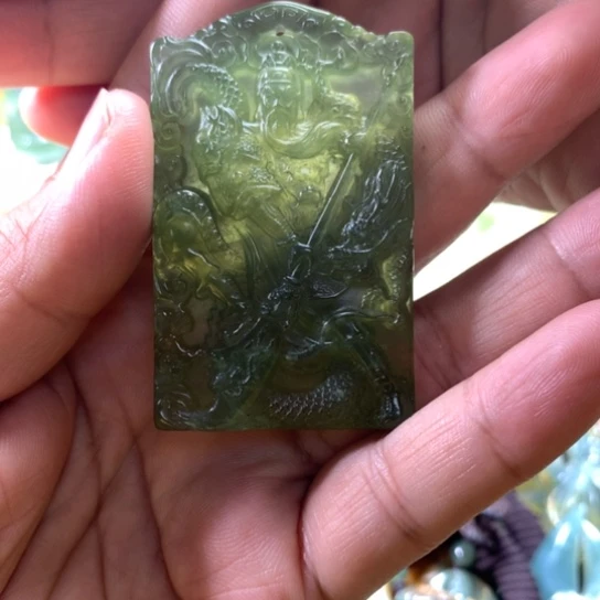 蛇纹石玉岫玉挂件未镶嵌