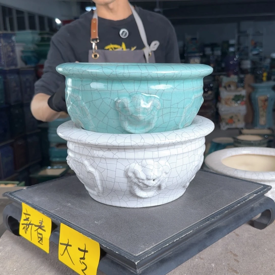 一风堂石湾花盆。微瑕