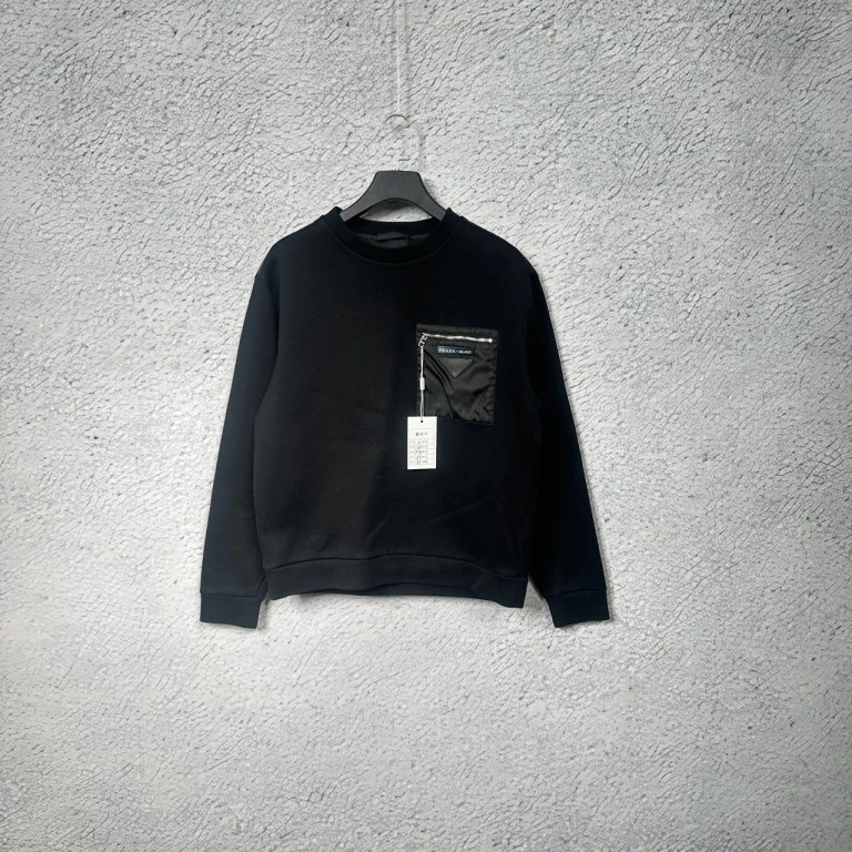 99新 Prada/普拉达 黑色卫衣/S码