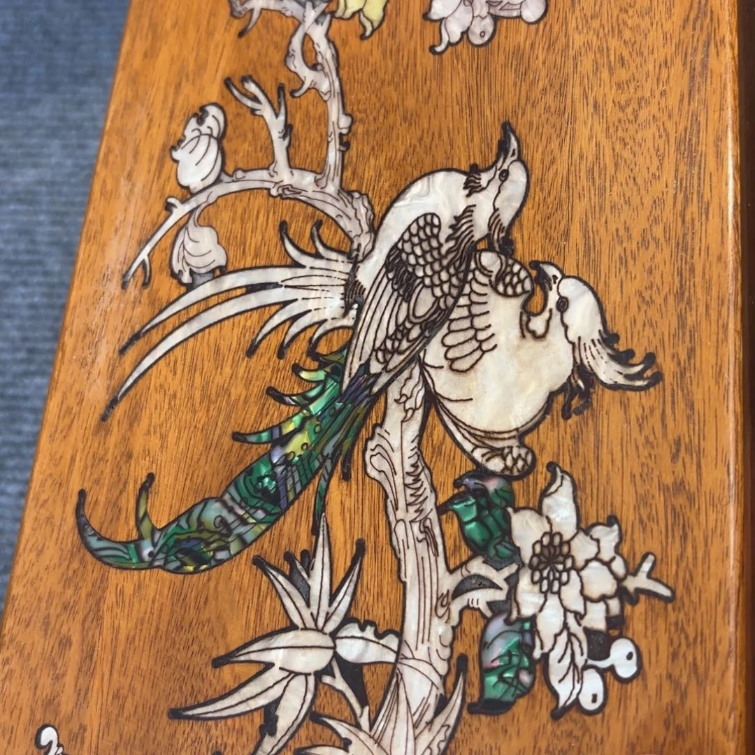 木缅甸花梨独板收纳盒