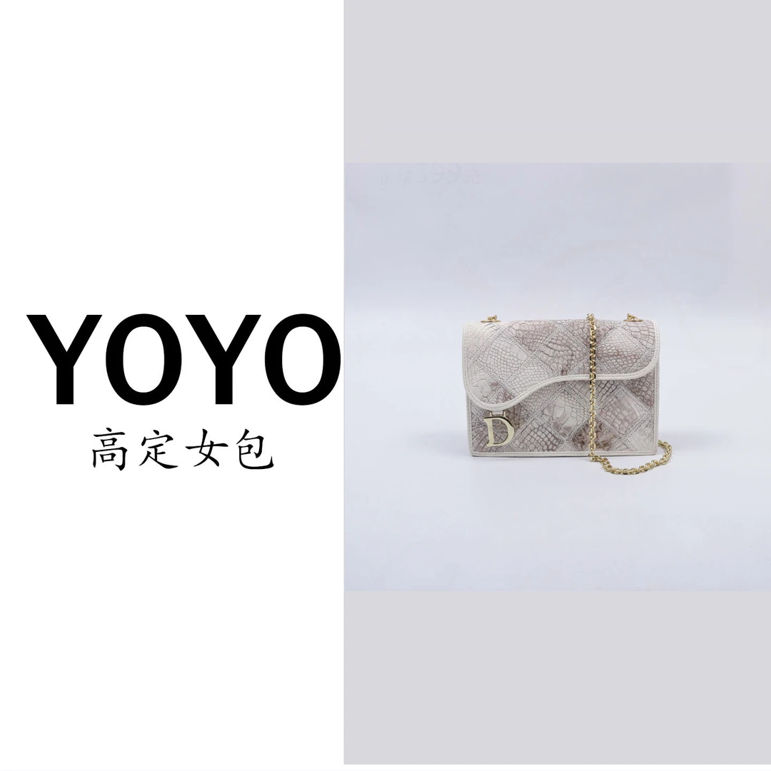 古考高定新款鳄鱼皮真皮女包轻奢百搭3585Z