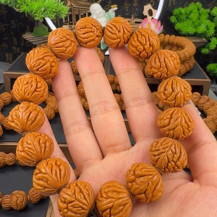 桃木手串/手链21尺寸豹子头