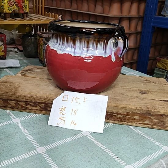 微瑕福利花盆口15.5高14