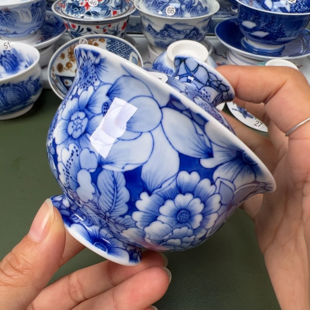 陶瓷景德镇纯手工纯手绘茶具木木4