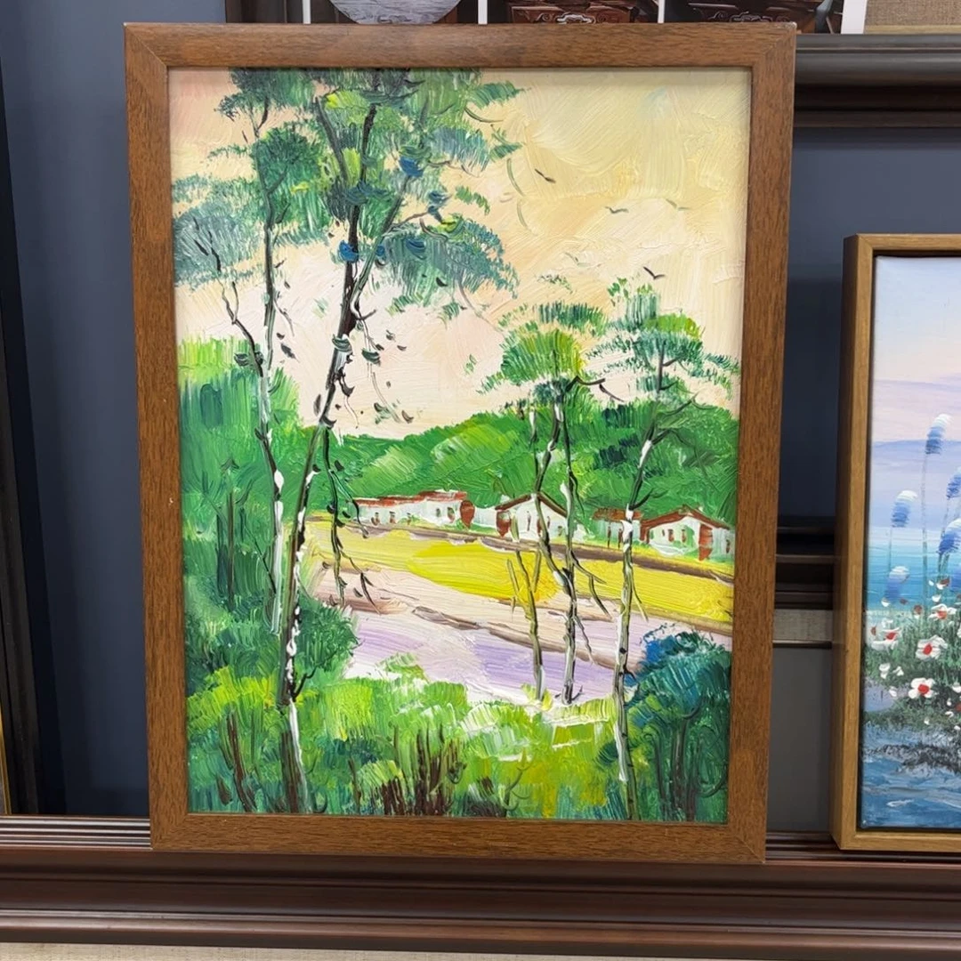 手工手绘精品油画30+40厘米