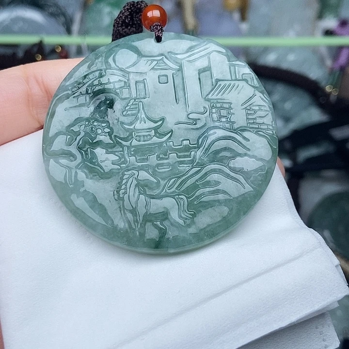 翡翠未镶嵌颈饰翡翠