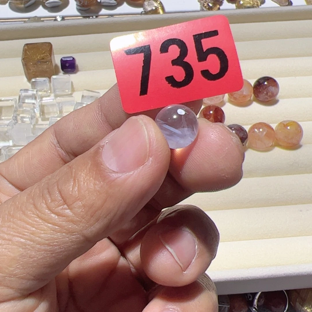 水晶颈饰未镶嵌无***书打孔就不退不换