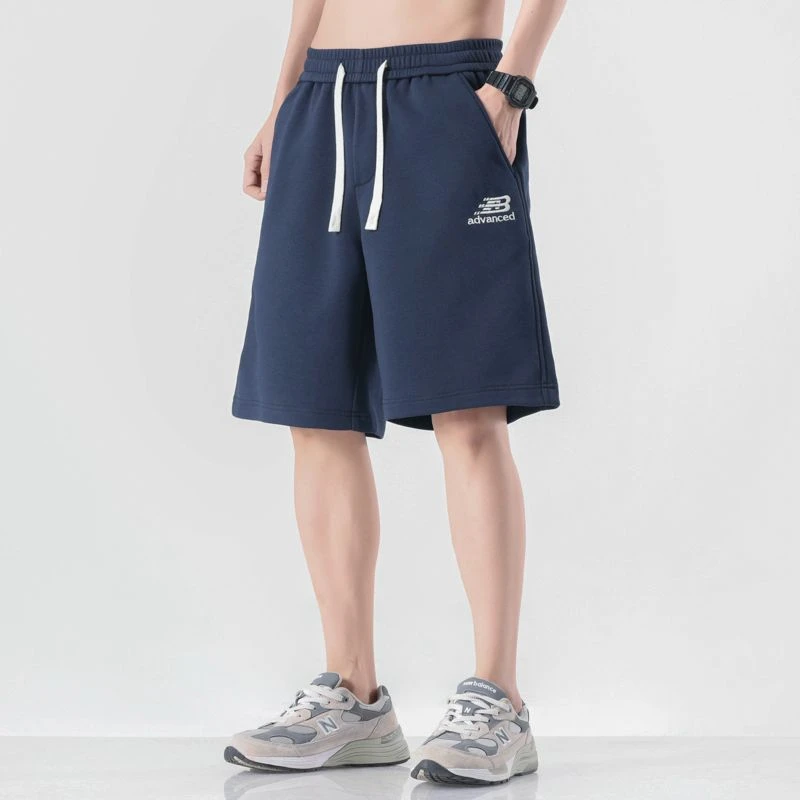 夏季新款五分短裤透气直筒宽松大码休闲五分裤时尚潮流百搭男女款