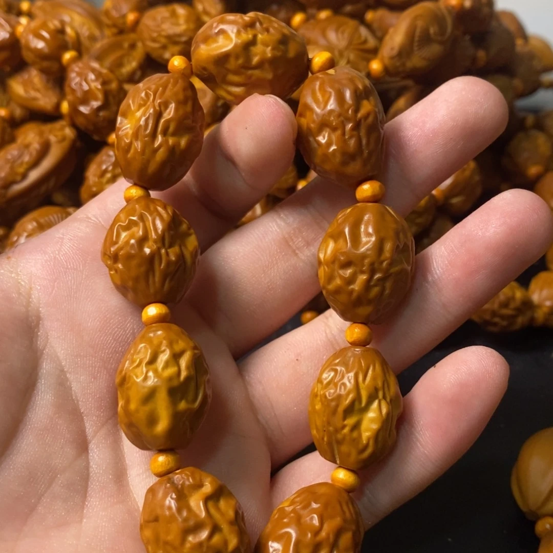 不***啡橄榄核手串/手链微瑕39