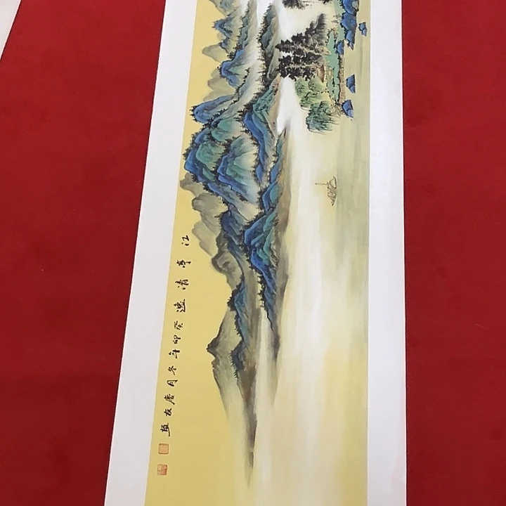 国画国画作品展示会上发表