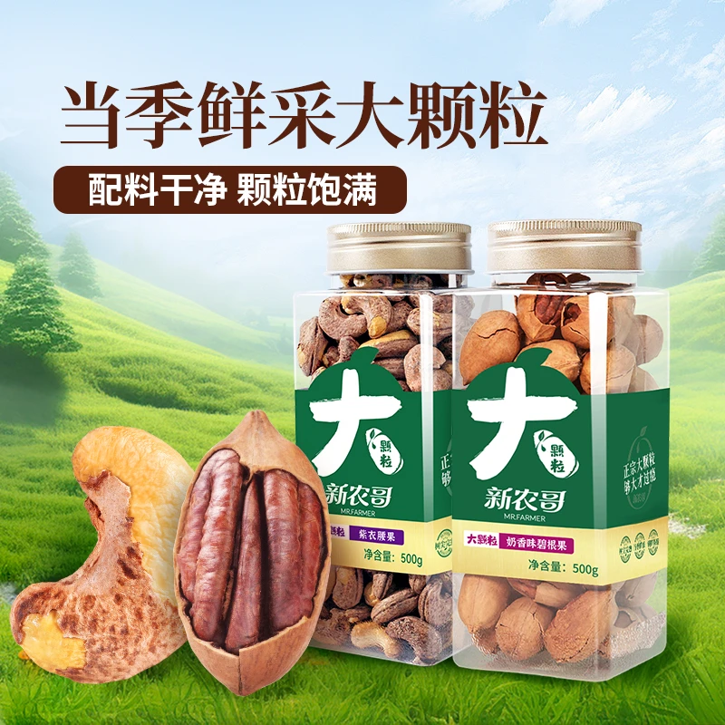 【新农哥】大颗粒新货全家福坚果组合送礼送亲戚高端坚果组合