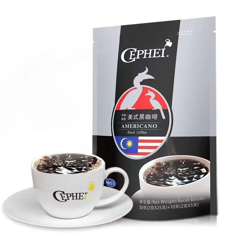 CHEPHEI奢斐奢咖美式黑咖啡熬夜提神0蔗糖0脂速溶马来西亚进口