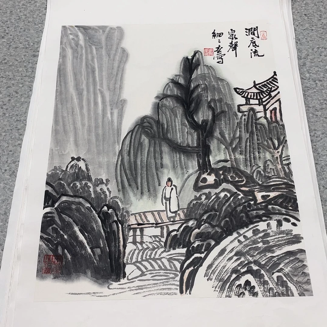 国画1.4平尺国画作品