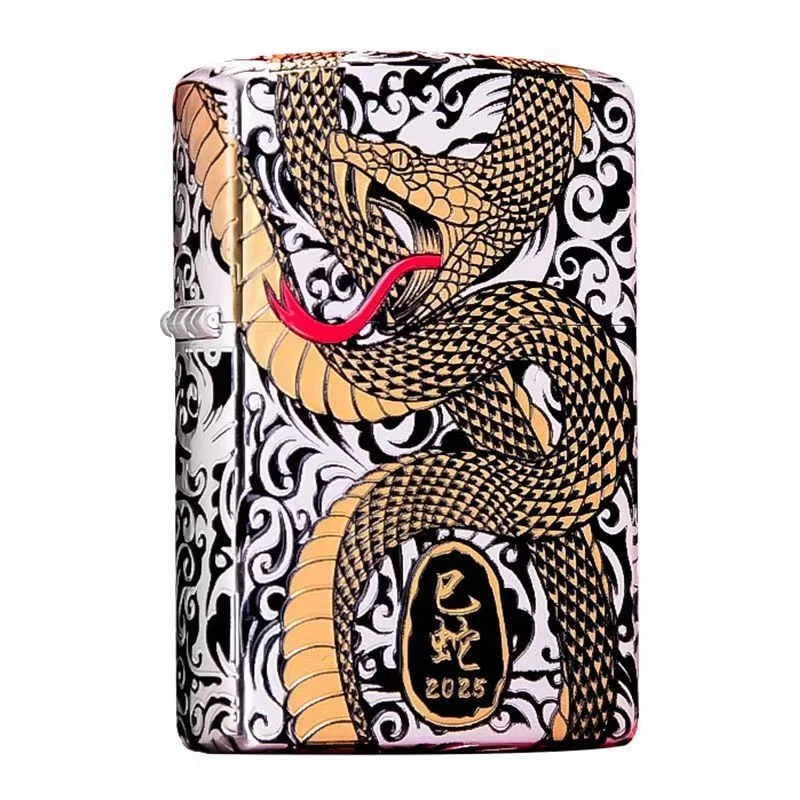 ZORRO佐罗蛇年限定原装创意国潮风高档打火机金属质感送礼佳品