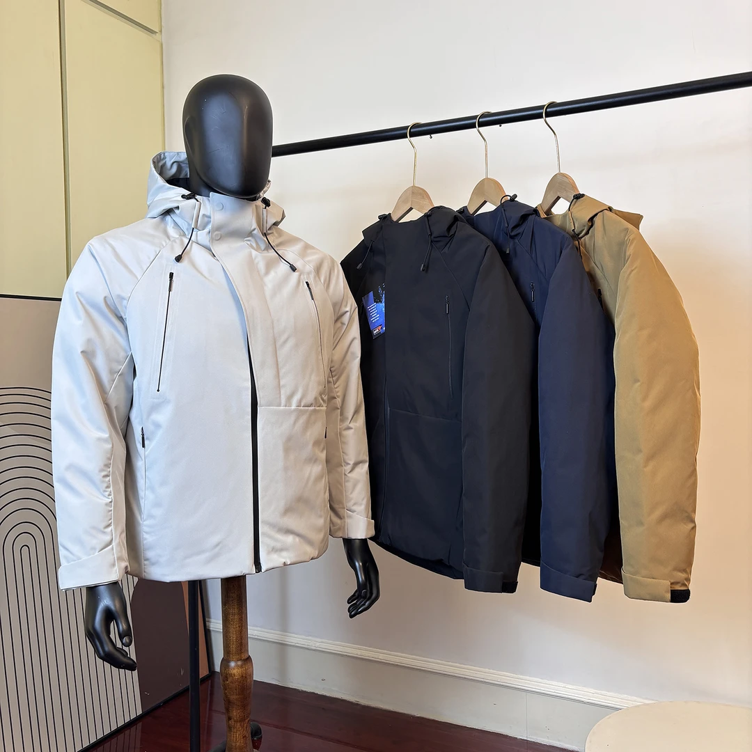 户外机能风 加厚保暖男士冬季防风防泼水御寒冲锋衣棉衣棉服外套