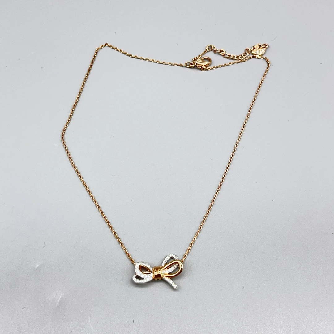 95新 Marc Jacobs/莫杰  施华洛世奇蝴蝶结项链 1671 6110