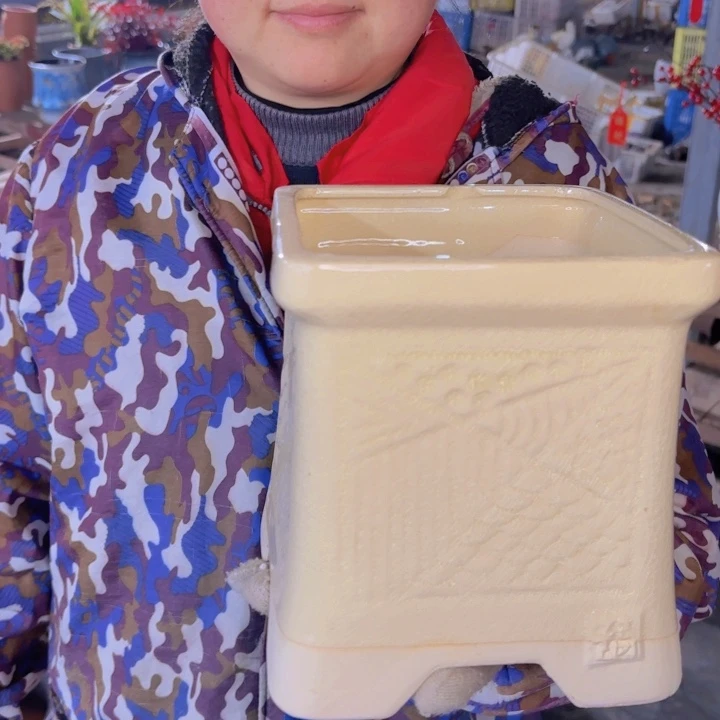 花盆粗陶紫砂透气 口径 高度