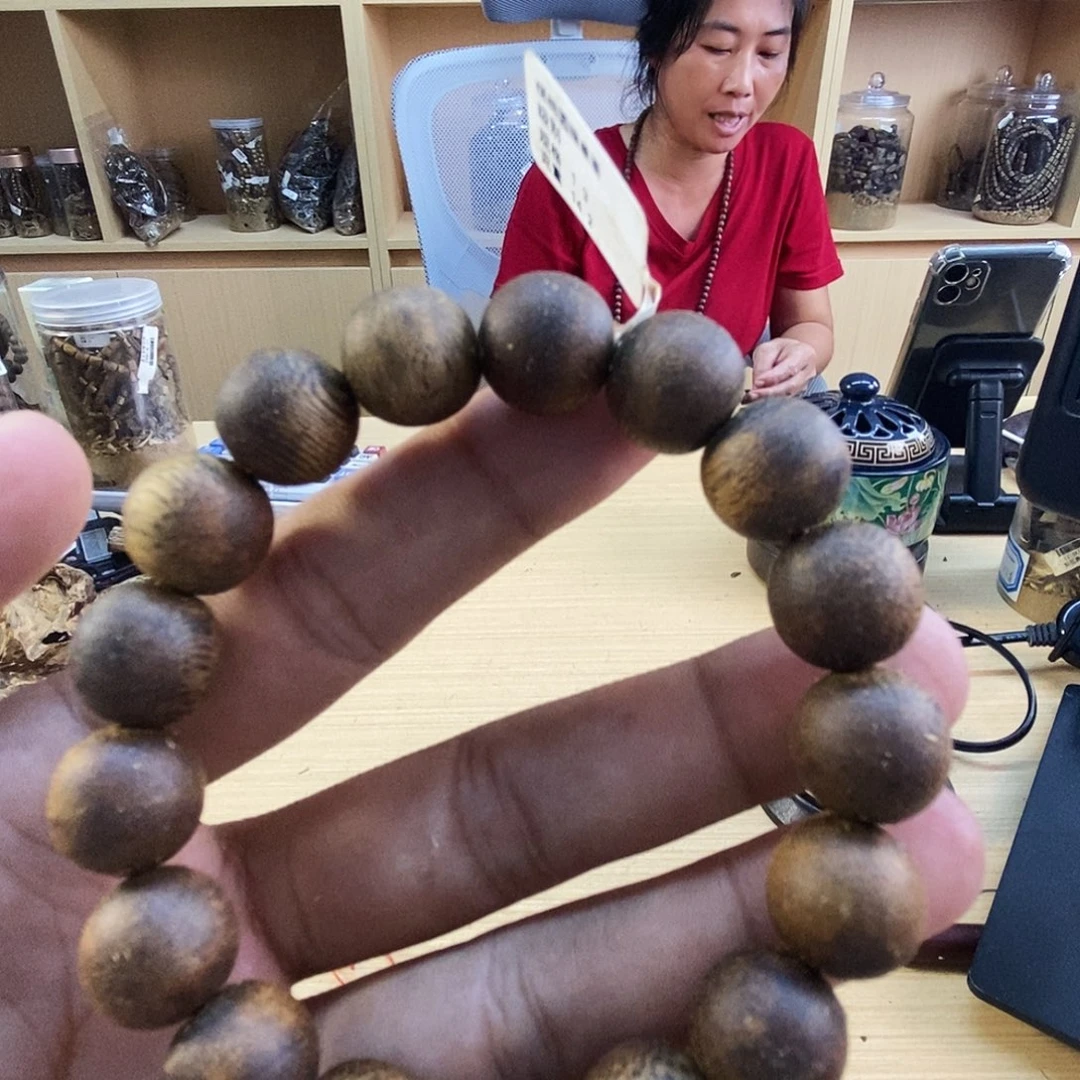 沉香沉香碎屑棋楠圆珠单圈1.3/14克➕多样性发一