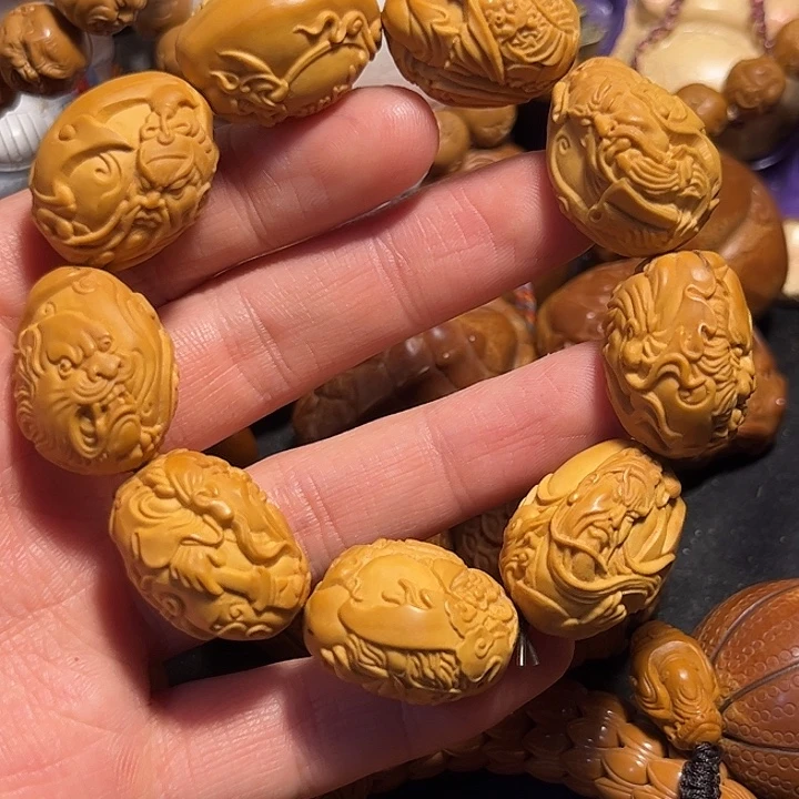 橄榄核手串/手链关公微瑕