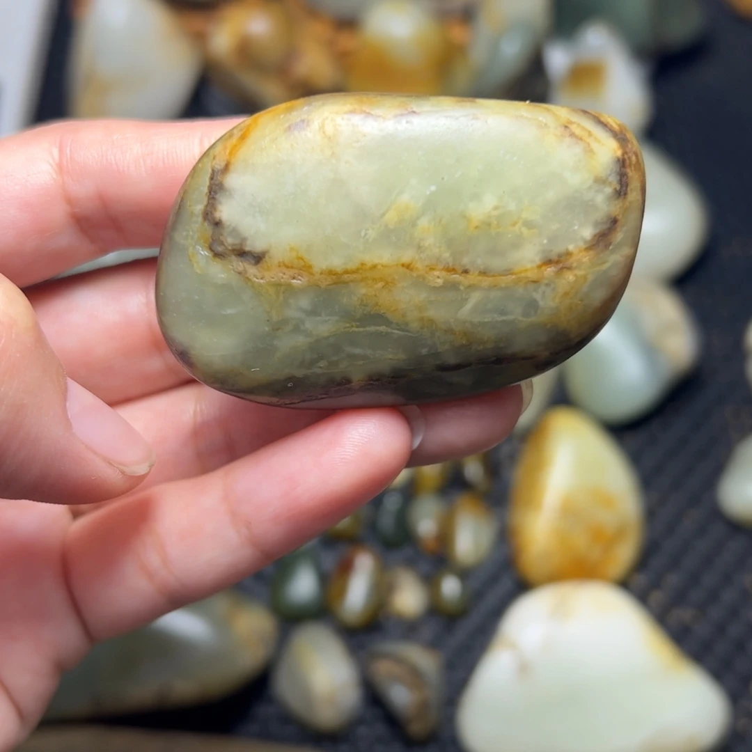 和田玉未镶嵌挂件30