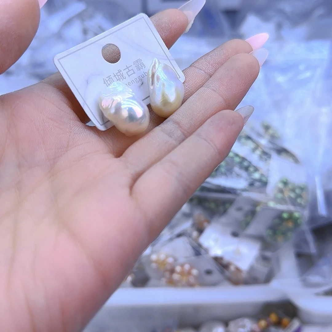 银S925镶嵌项链定制178淡水珍珠