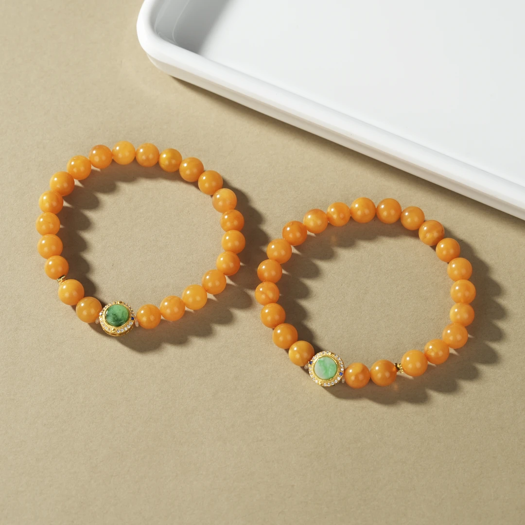 【云上叙】蜜蜡DIY单圈-多样性发其一-7mm-V91445-K（商城）