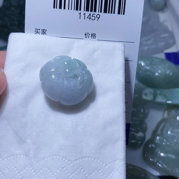 翡翠未镶嵌颈饰天光墟翡翠市场现金代购
