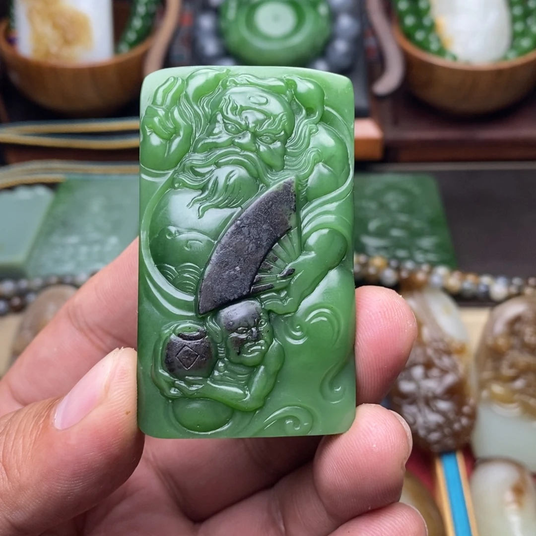 一***举和田玉未镶嵌颈饰