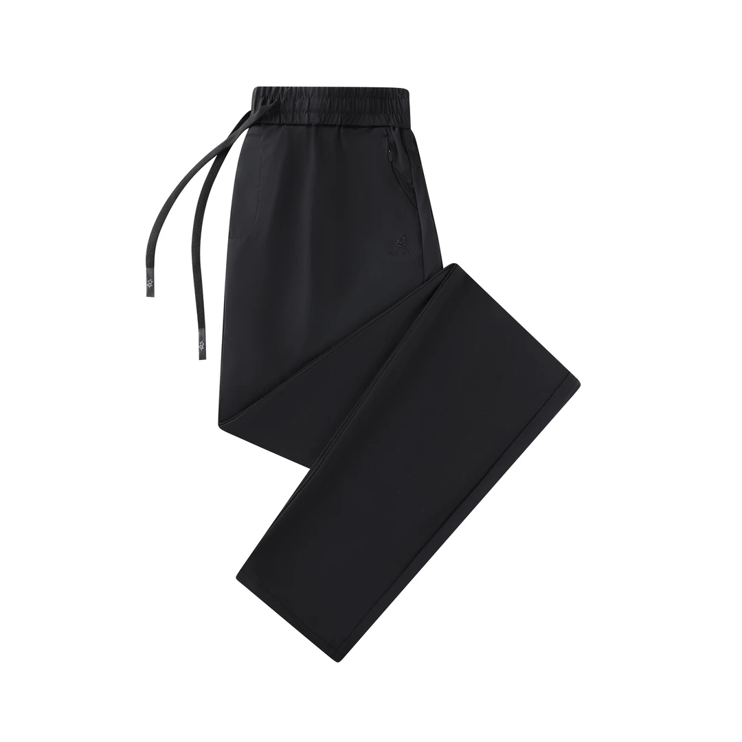 速干高腰运动风薄款夏季休闲裤直筒男士学院风muji风