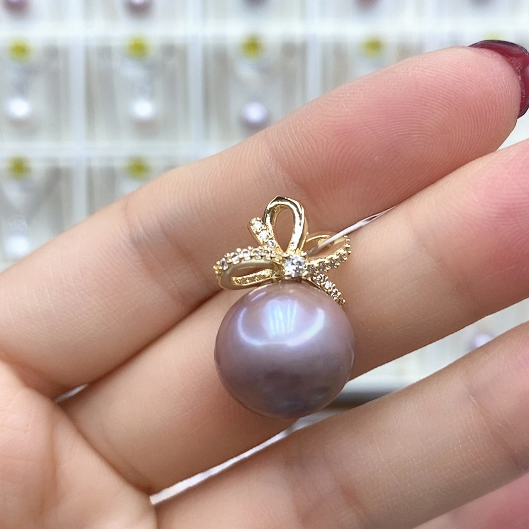 项链合金淡水珍珠