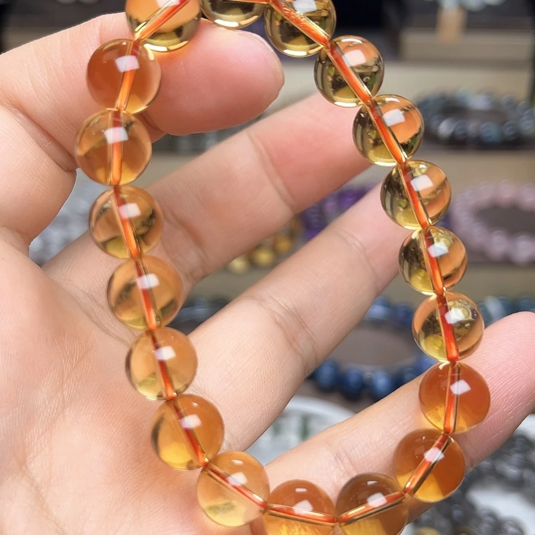 黄晶手链未镶嵌黄水晶