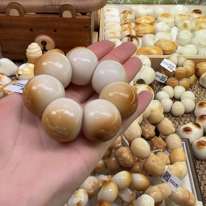 手串菩提根/象牙果11.23.40象牙果炭烤kt胖肠微瑕