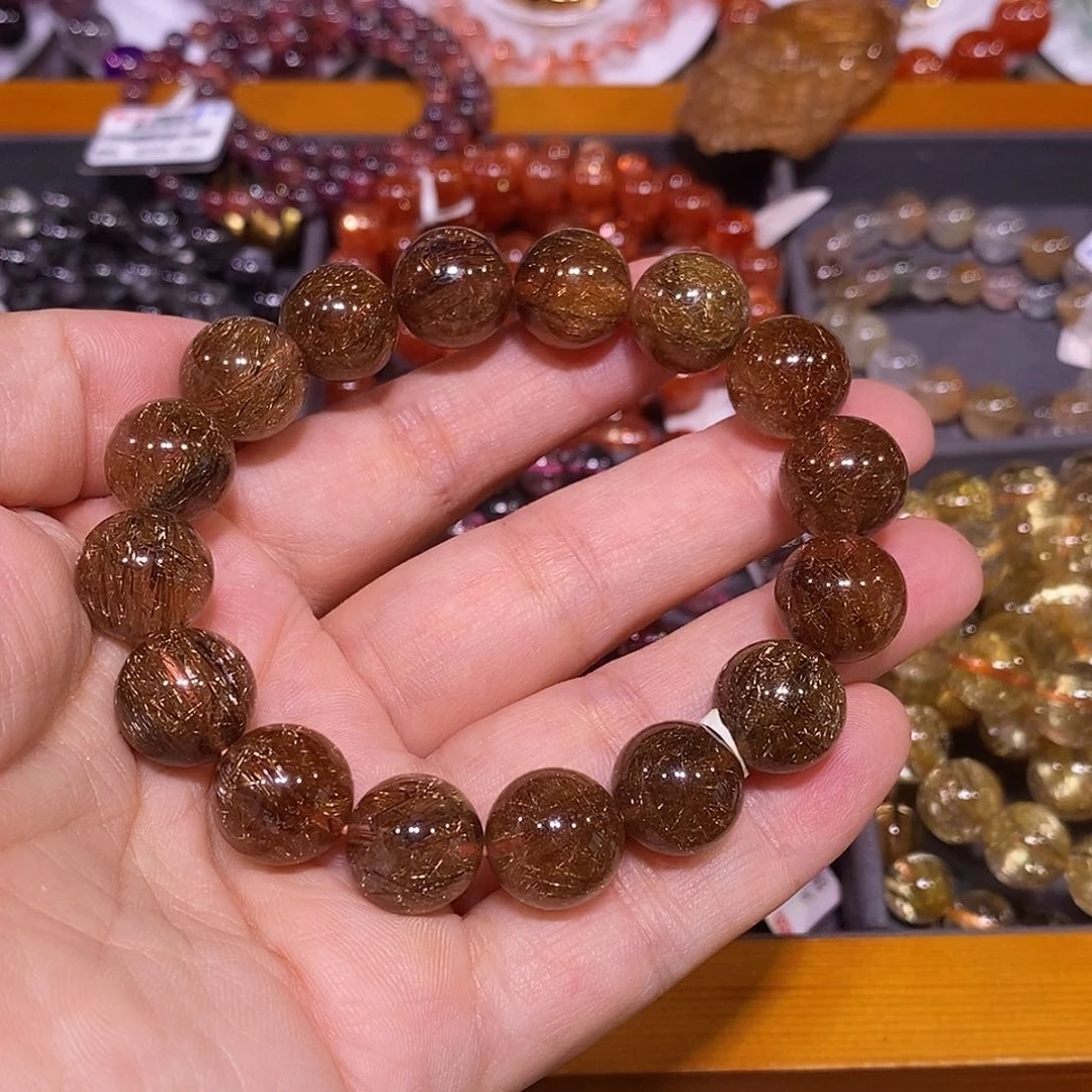 水晶手链未镶嵌铜发晶13