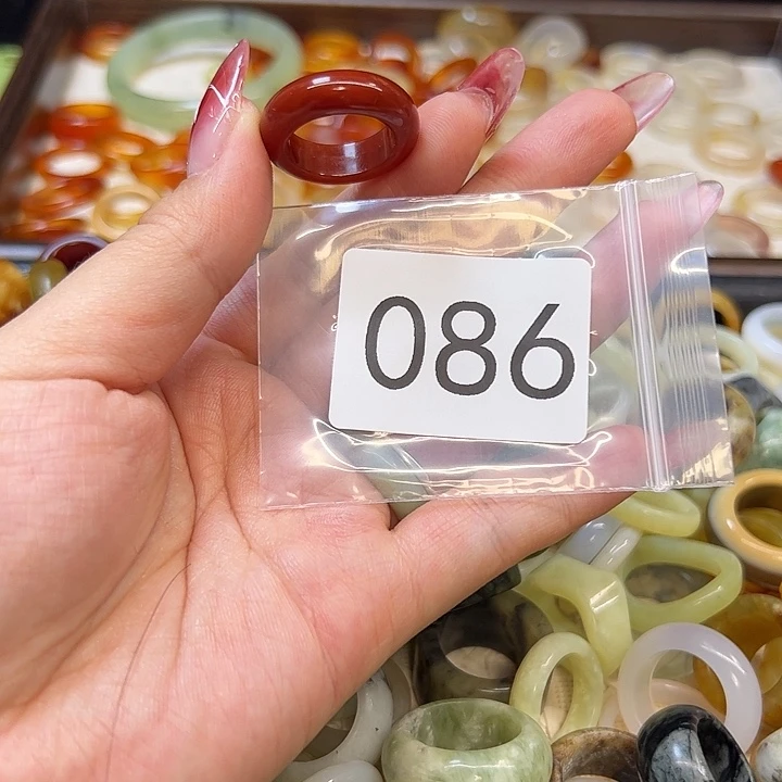 玛瑙/玉髓未镶嵌戒指