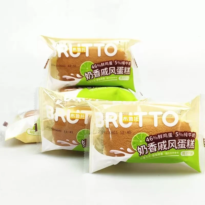 布鲁托奶香戚风蛋糕（青柠味）4斤*1箱