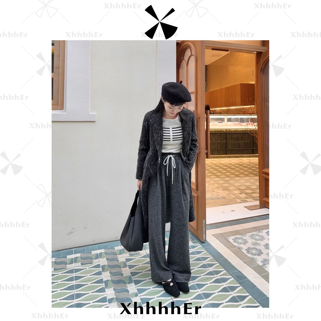 【宠粉浮力】辛儿/小个子 2025新款通勤慵懒风软糯直筒裤XK1835