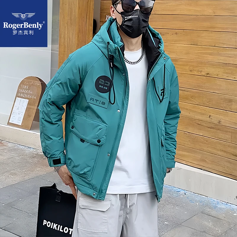 罗杰宾利新款工装棉服高品质美式多色帅气866707