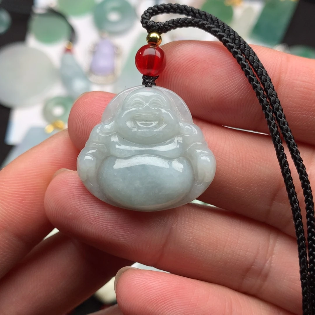 翡翠颈饰足铂镶嵌