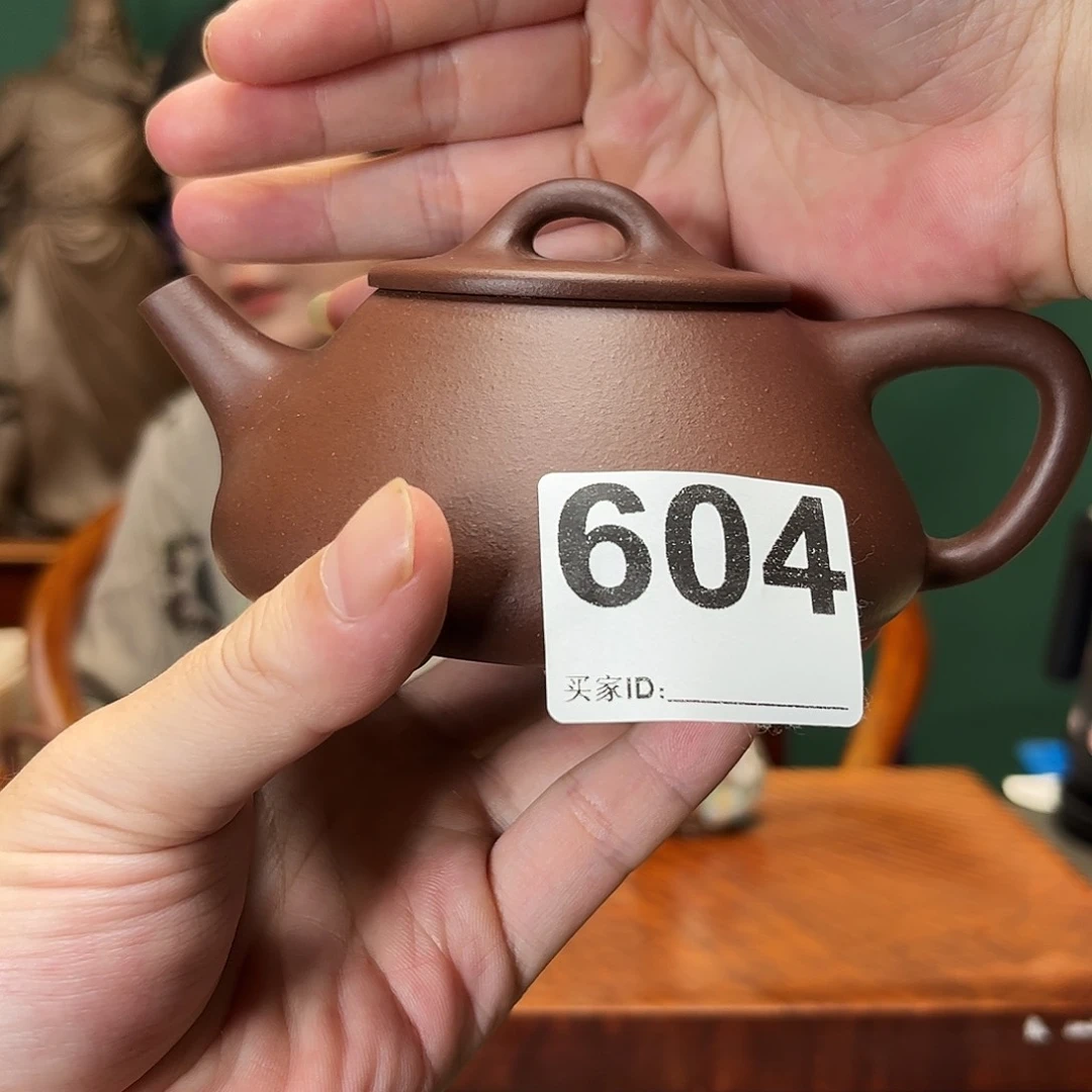 紫砂茶宠石瓢604